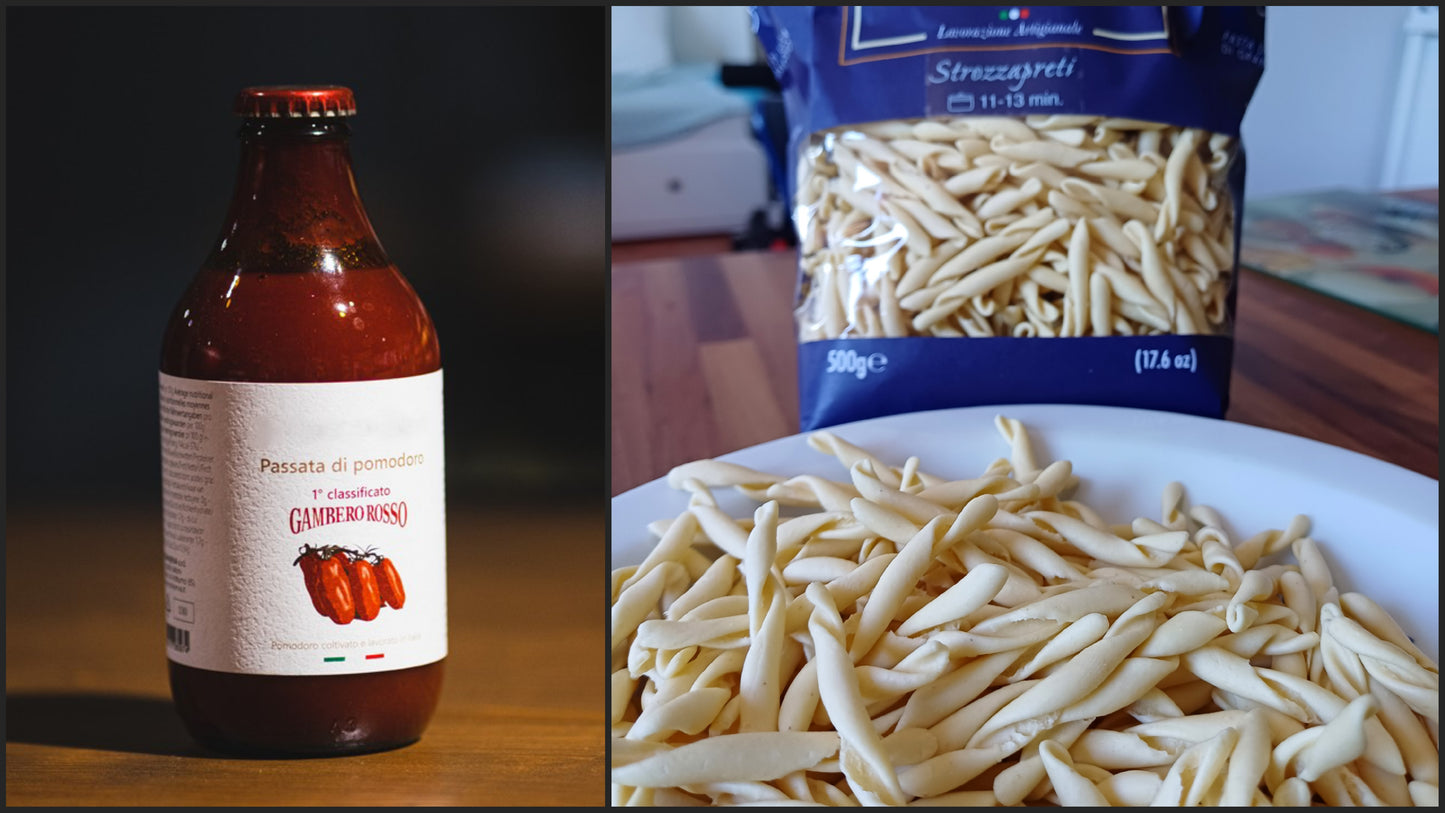 Box passata di pomodoro + pasta